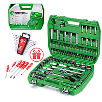 Набір інструментів для дому, Набір інструментів у валізі (3в1, 108 од), DVS