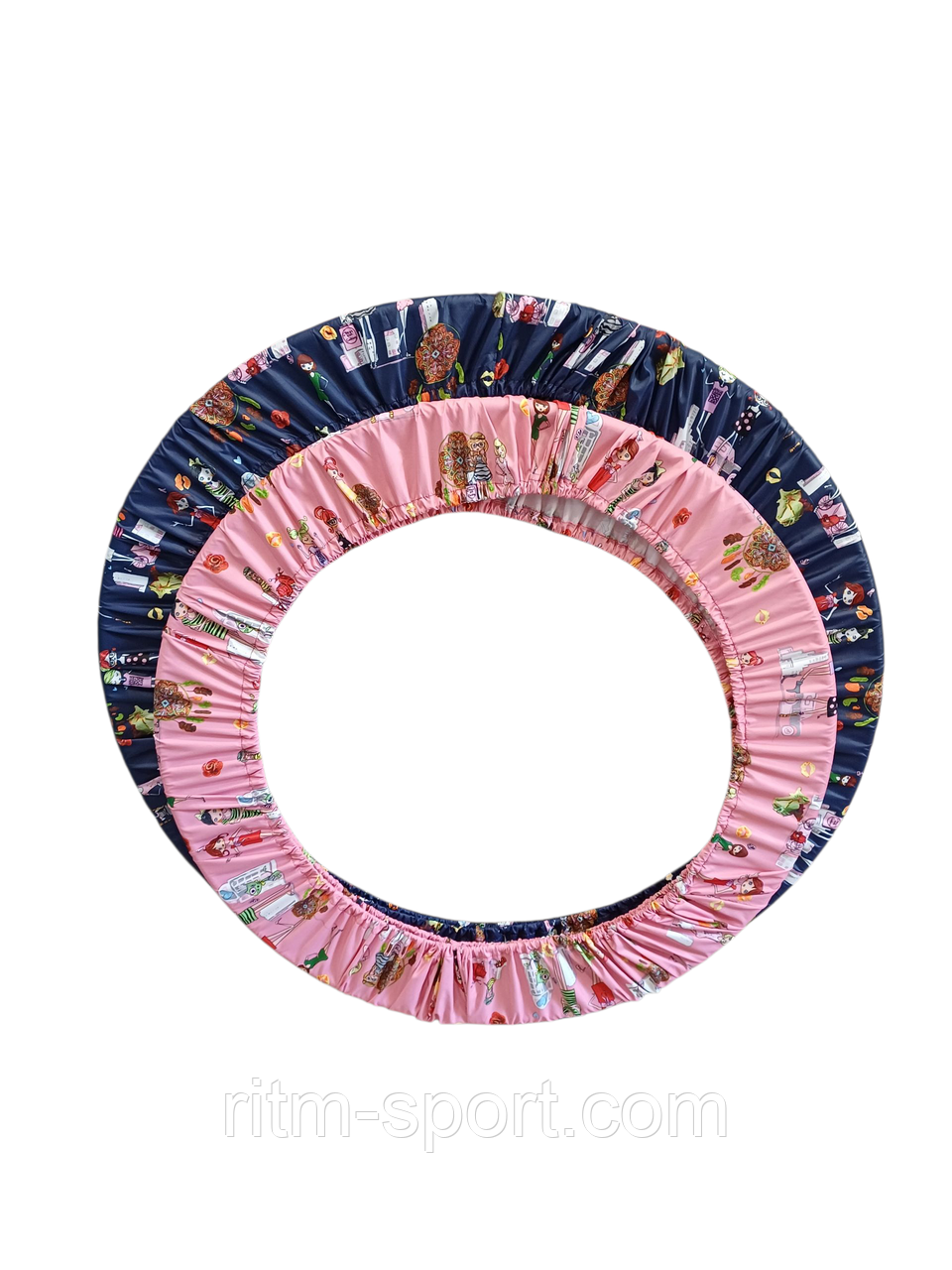 Чохол для гімнастичного обруча кольоровий (Котики)