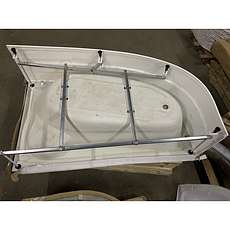 Ванна акрилова асиметрична Nova Karina R 170*100*52 комплект, фото 5