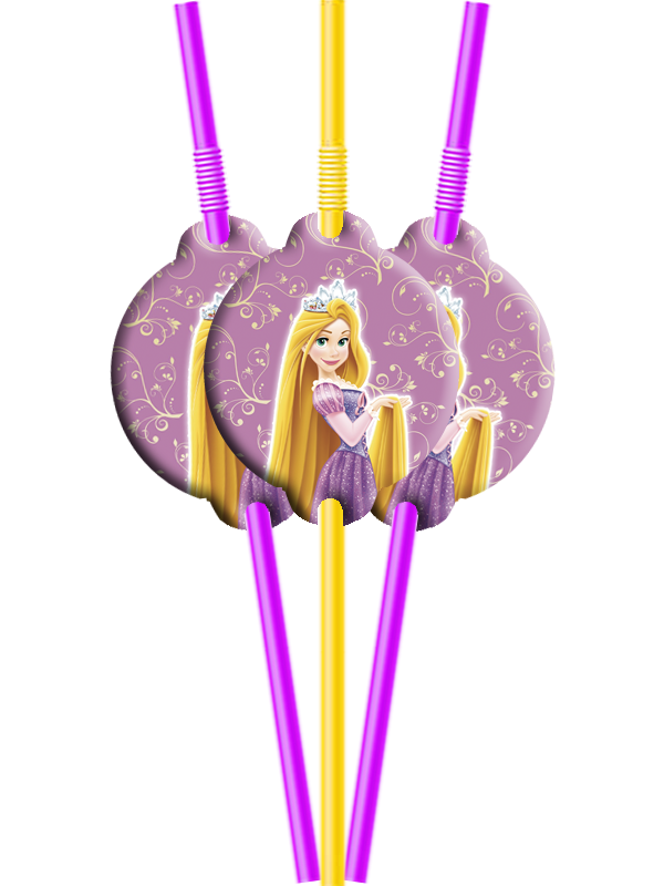 "Рапунцель" - Трубочки "Стилізовані" (упаковка 8 шт), фото 1