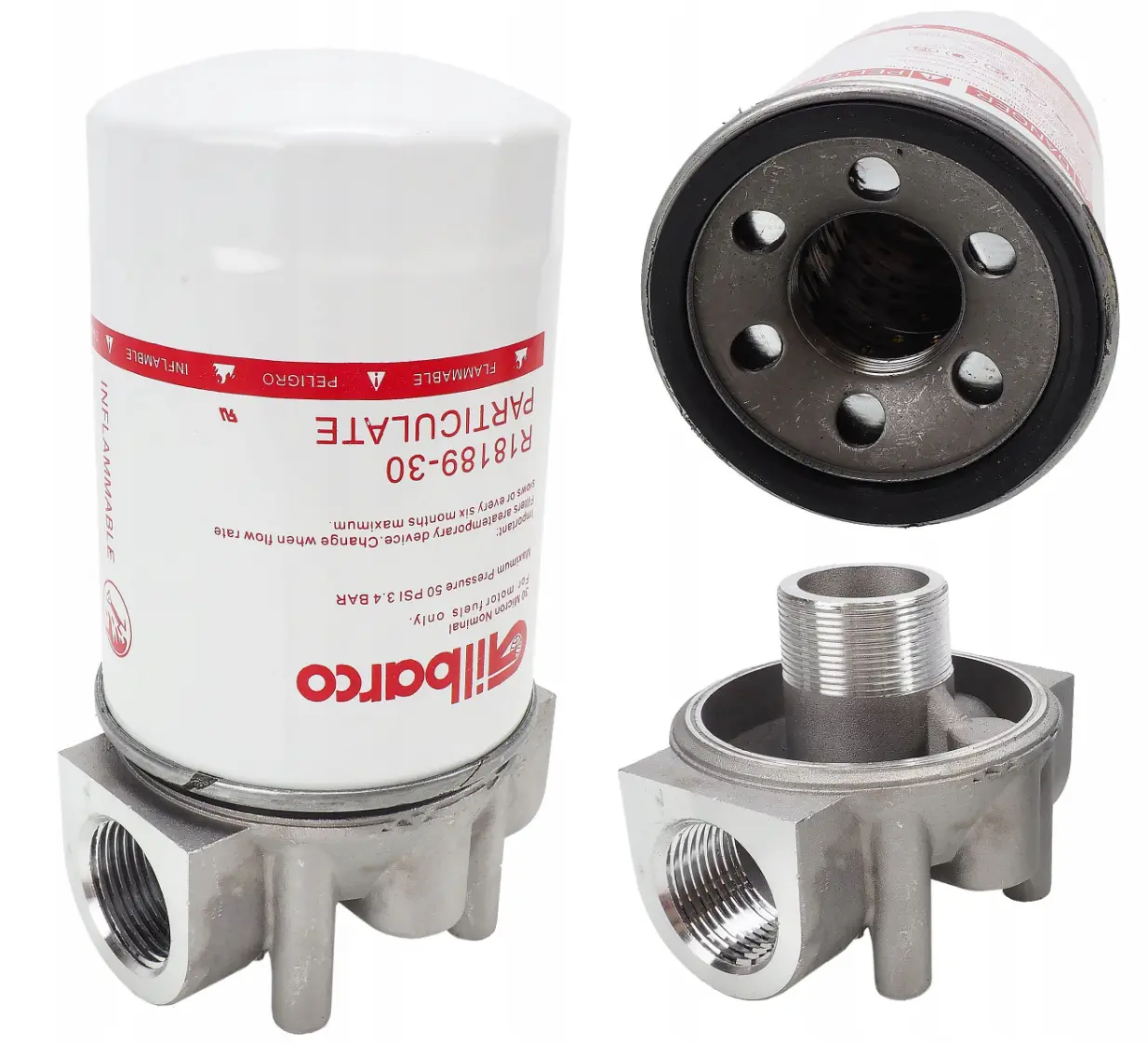 Паливний фільтр та кронштейн для міні АЗС DK-1022F, фото 1