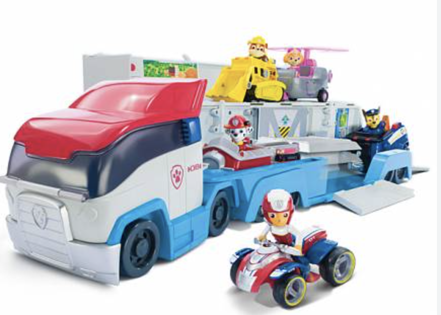 Фура Автовоз Щенячий Патруль 45,5 см 3 Цуценя на машинках Звук, Світло, фото 1