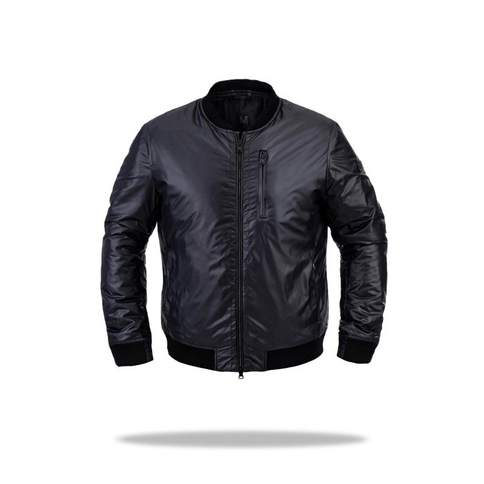 Куртка бомбер чоловіча Freever UF 70393 чорна, фото 1