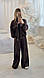 Жіночий спортивний костюм; Колір: чорний і шоколад; Розміри: 46-50, 52-56;, фото 3