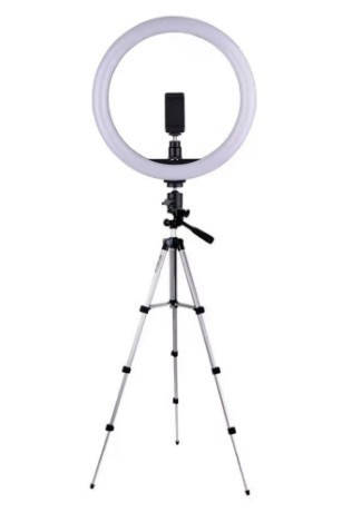 Кільцева LED лампа Light Ring 30 см штатив 102 см для студійного освітлення, фото 1