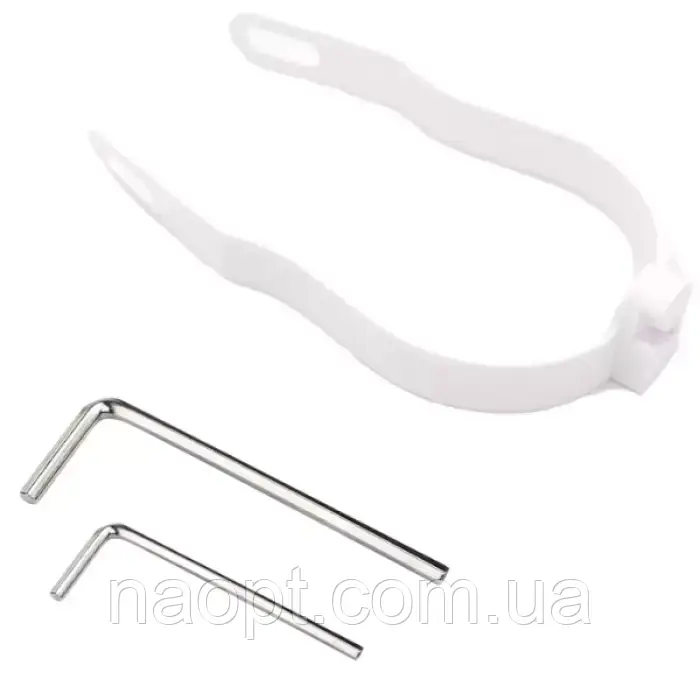 Кріплення заднього крила (8,5 - 10 дюймів), біле - Xiaomi M365 / PRO, фото 1