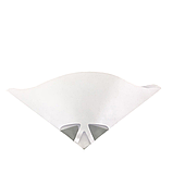 Фільтр-воронка з нейлоновим фільтром 150 мікронів, 22.5*13см 150г, паперовий, одноразовий, фото 2