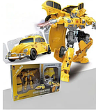 Трансформер Бамблбі Жук з маскою Іграшка-Робот, 22 см, фото 5