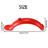 Крило заднє в зборі з гвинтами та гакок червоне Xiaomi M365 / PRO, фото 2