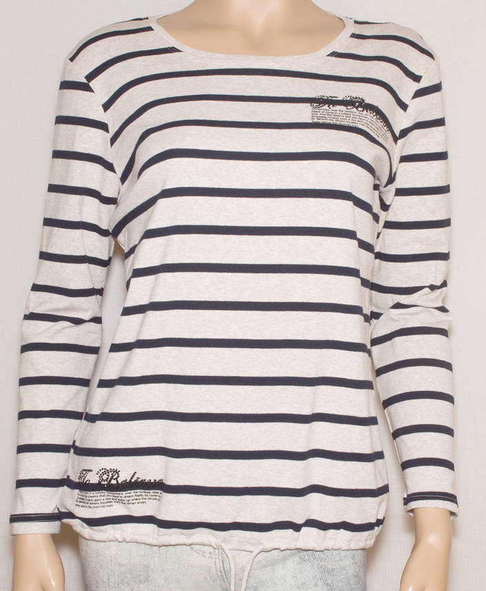 Батник жіночій в полоску 56, фото 1