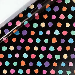 Пакувальний папір 0,7*1 м "Кольорові камінці"