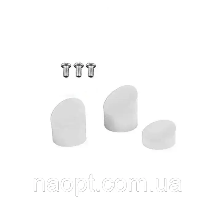 Заглушки заднього крила із гвинтами, білі - Xiaomi M365, фото 1
