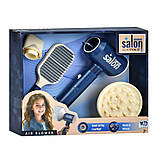 Набір перукаря YLQ 109 (36/2) фен на батарейках, 2 насадки, щітка для волосся, на батарейках, в коробці, фото 2