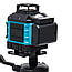 Лазерний рівень 4D Laser Line на 16 ліній з пультом та штативом Портативний нівелір акумуляторний у кейсі, фото 4