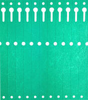 Етикетки-петельки Tyvek 12,7x160 мм,  2500 шт. - Зелені