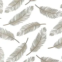 Пакувальний папір 0,7*1 м "Пір'їнки"