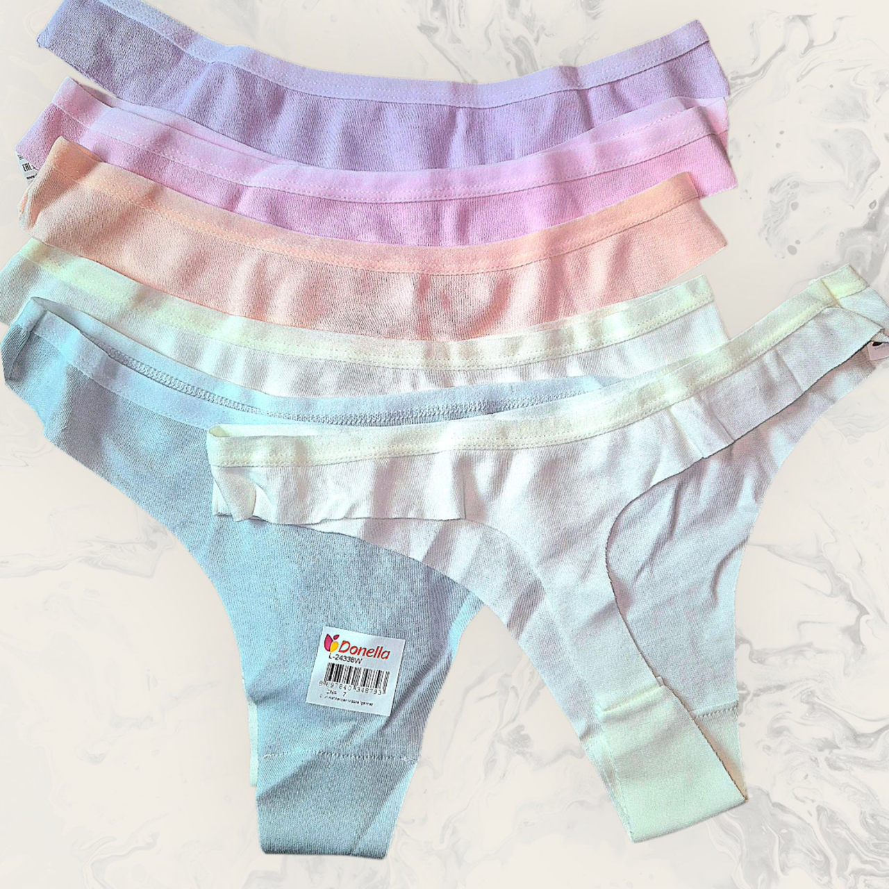 Жіночі безшовні трусики - стрінги "Donella,  L(46 р-р). Жіночі турецькі трусики, труси жіночі бавовняні