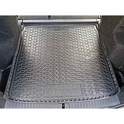 Килимок в багажник гумовий для Skoda Enyaq 2020-2025 Фастбек / Coupe з органайзером / Шкода Еньяк автогум