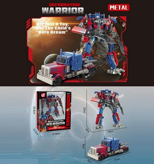 Трансформер Оптімус Прайм 18 см - Робот-Вантажівка, зі зброєю, фото 1