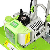 Культиватор бензиновий 4-в-1 Bass Polska 8487 багатофункціональний мотокультиватор 63 см³, для ґрунту ширина захвату 450 мм, фото 4