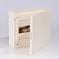 Щит накладний GOLF Hager VS112PD 12 модулів з білими дверцятами