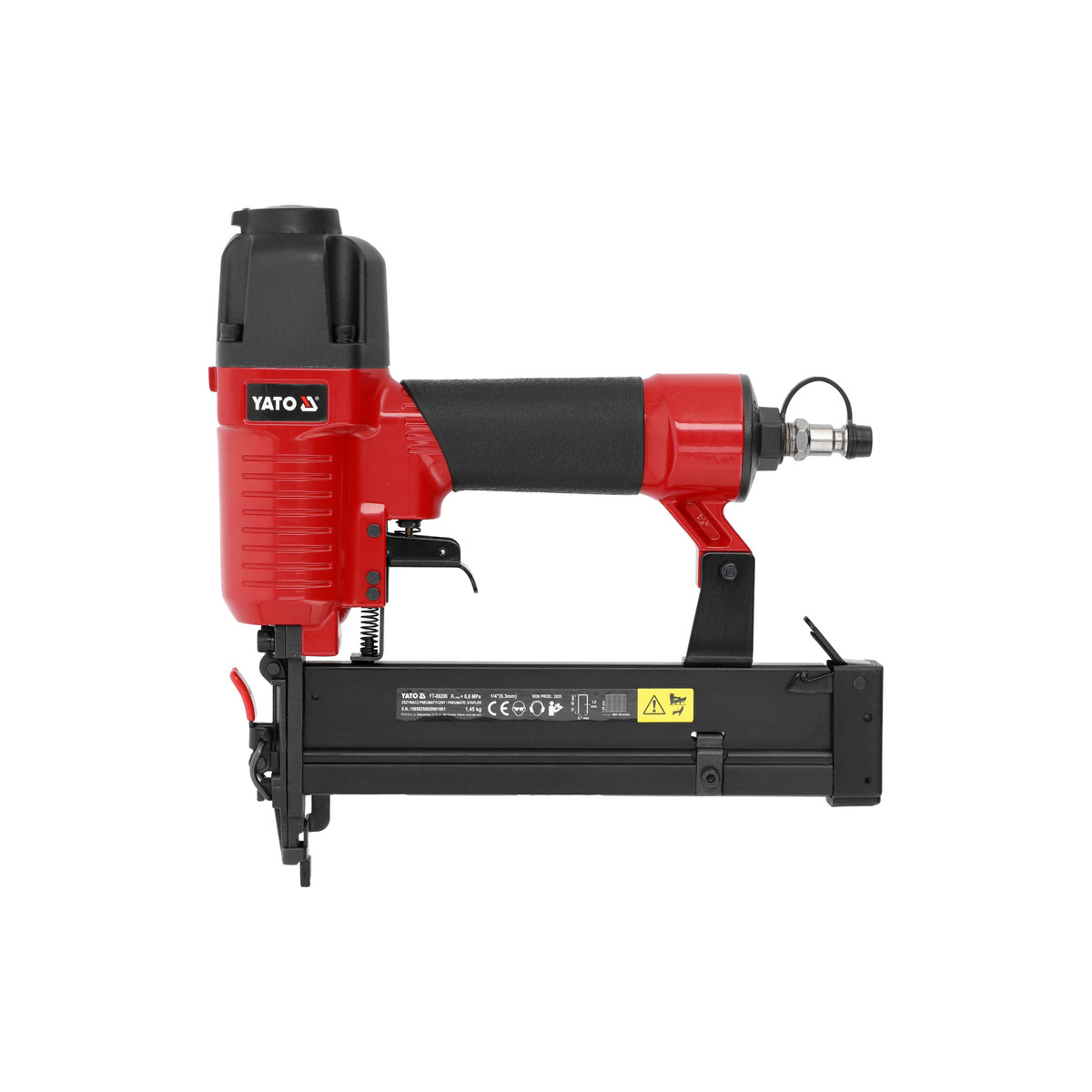 Степлер пневматичний при тиску P=4-7.5 Bar для скоб h=16-40 мм Yato YT-09206, фото 1