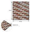 Декоративна 3D панель 700х770х4мм Коричнева цегла піщаник (340) SW-00000531, фото 3