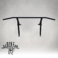 Турнік настінний/надверний чорний гнутий (40 см) Розбірний №1, фото 2