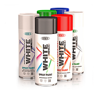 RAL9010m біла матова акрилова фарба Domex White Line 400 мл