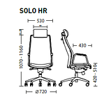 Офісне крісло "Solo" ECO, фото 3