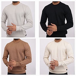 Чоловічий стильний лонгслів на манжеті у двох кольорах