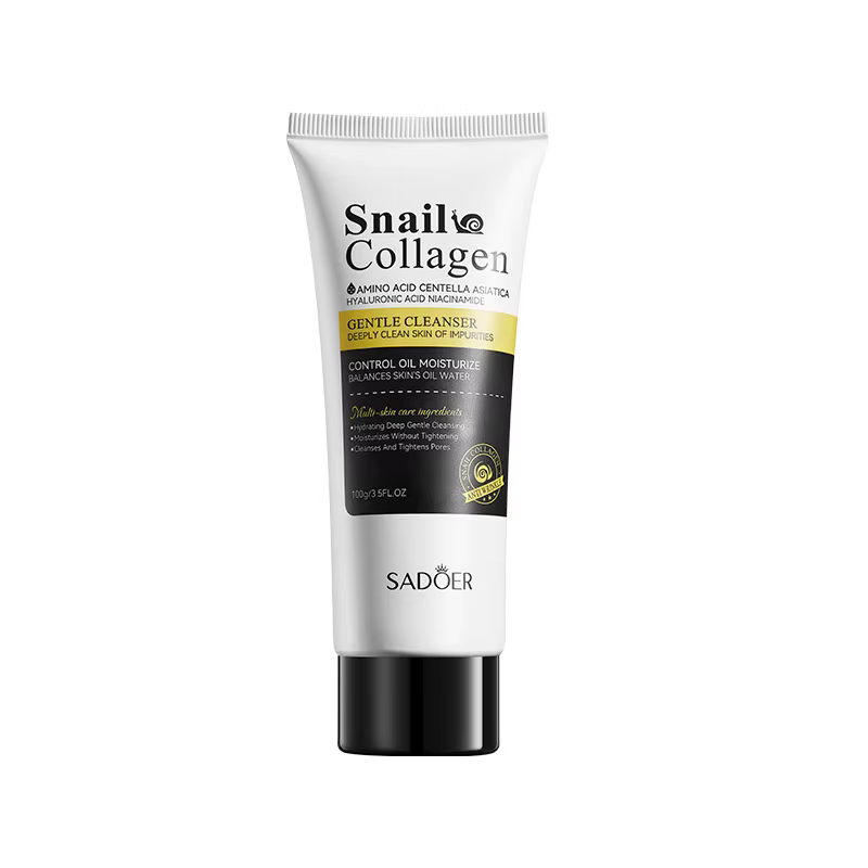 Пінка для вмивання SADOER Snail Collagen з муцином равлика та колагеном 100 г