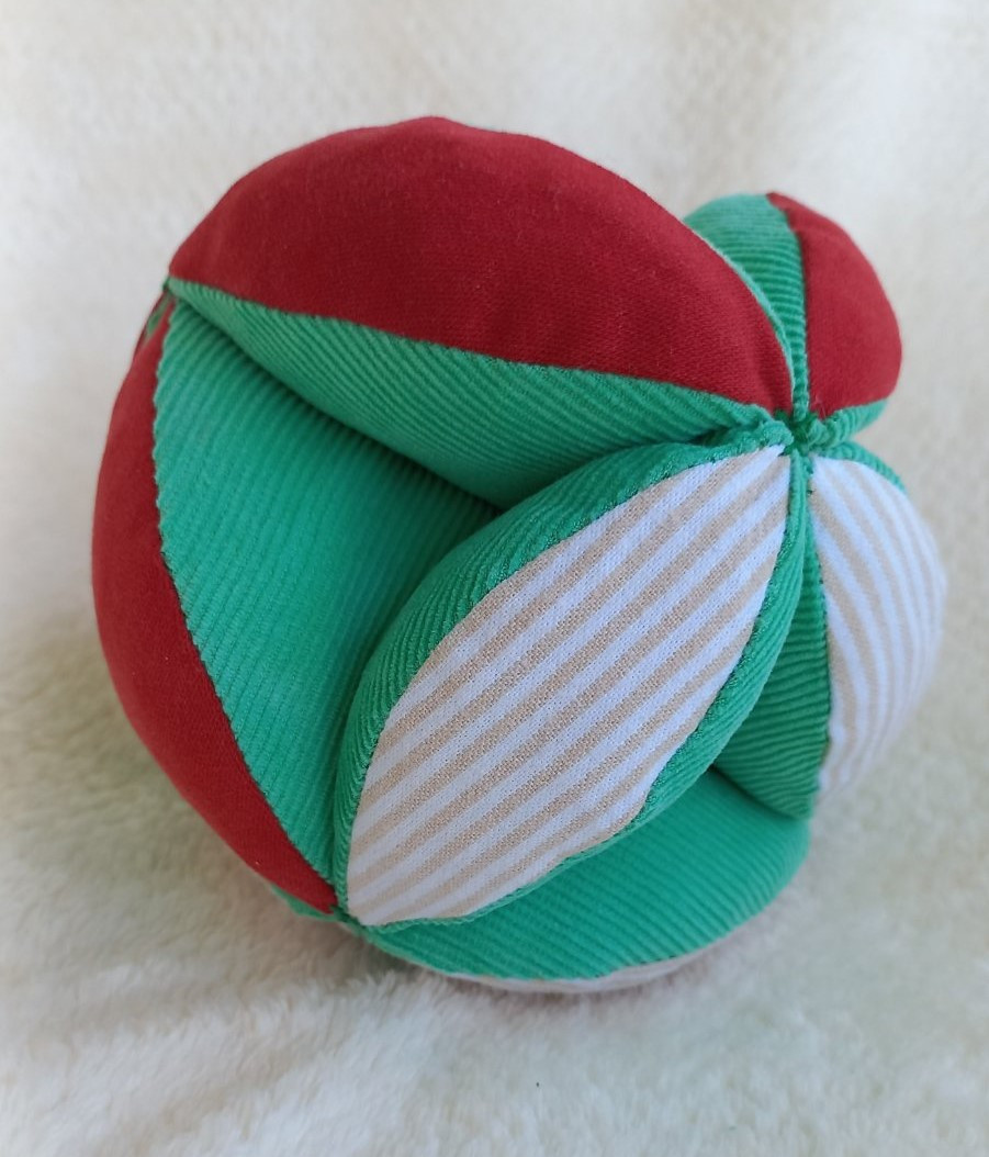 М'яч Такане розвиваюча іграшка Монтессорі "Кавун", фото 1