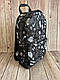 Чорний міський рюкзак Nike для школи і прогулянок рюкзак найк принт, фото 4