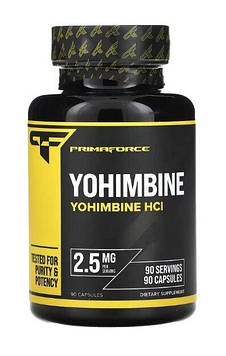 Primaforce Yohimbine HCl 2,5 mg 90 veg caps Код/Артикул 736