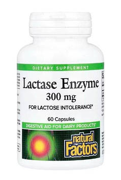 Natural Factors Lactase Enzyme 9000 FCC ALU 60 caps Код/Артикул 1700