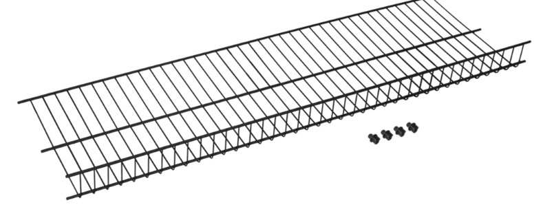 Полиця для взуття  L-900 чорний, фото 1