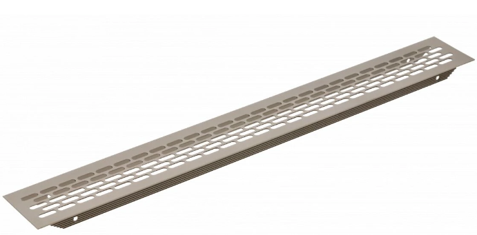 Решітка вентиляційна GTV 484х60 Графіт св., фото 1