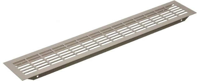 Решітка вентиляційна GTV 480х80 Графіт св., фото 1