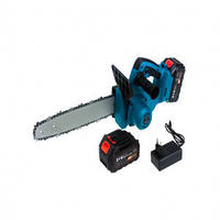 Цепная пила Greenworks 48V 5А·ч 12 дюймов с быстрой заменой цепи и защитой от перегрева(540943414)