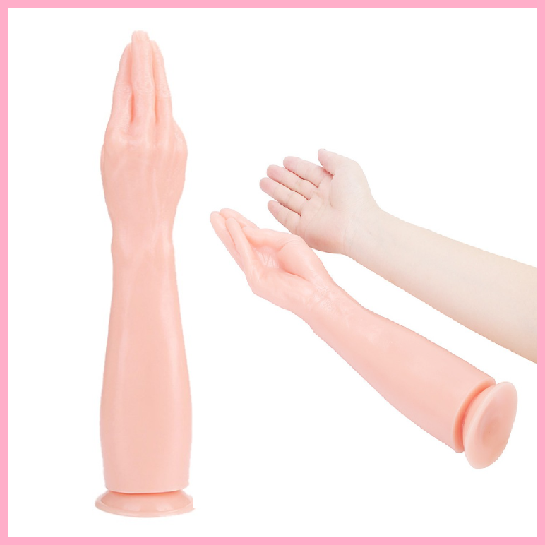 Анальний стимулятор у формі руки на присоску, Рука для фістинга 38 см, Інтимні іграшки, фото 1