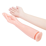 Анальний стимулятор у формі руки на присоску, Рука для фістинга 38 см, Інтимні іграшки, фото 6