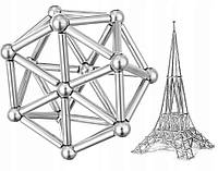 Магнітний конструктор Нео 36 магнітних паличок 26 сталевих кульок для дітей від 4 років
