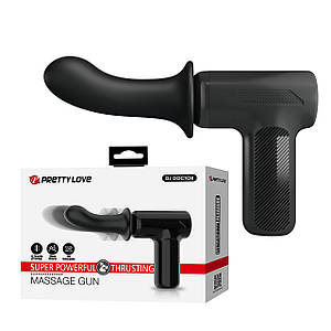 Вібромасажер пістолет Dj Doctor Massage Gun чорний, 12.1 х 3.8