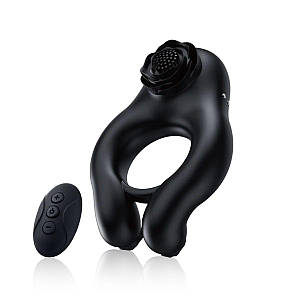 Кільце ерекційне з дистанційним пультом BeYourLover ABE PENIS RING, чорне