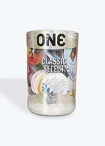 Банка презервативів ONE Classic Select Contest Collection, 100 шт