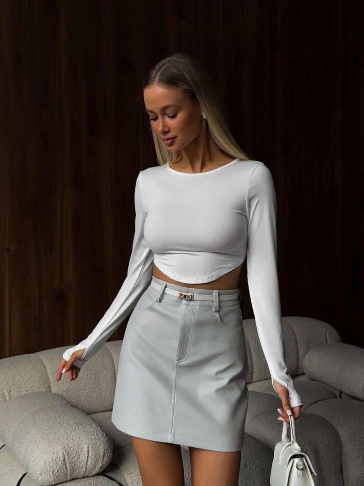 Жіночий топ; Кольори: чорний, молоко; Розмір: 42, 44 ;, фото 1