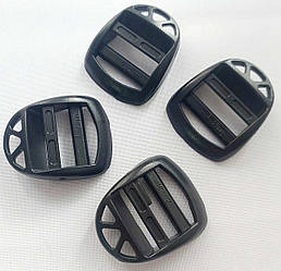 Рамка/пряжка з ущільнювачем 2.5 см, чорна