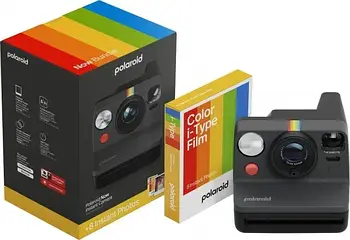 Polaroid Now Gen 3 Black bundle with Color Film (8 photos)