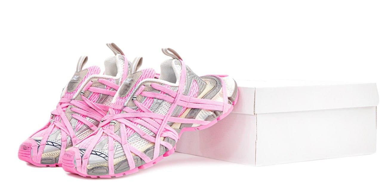 Сірі жіночі Кросівки Balenciaga 3xl Extreme Lace Sneaker, фото 1